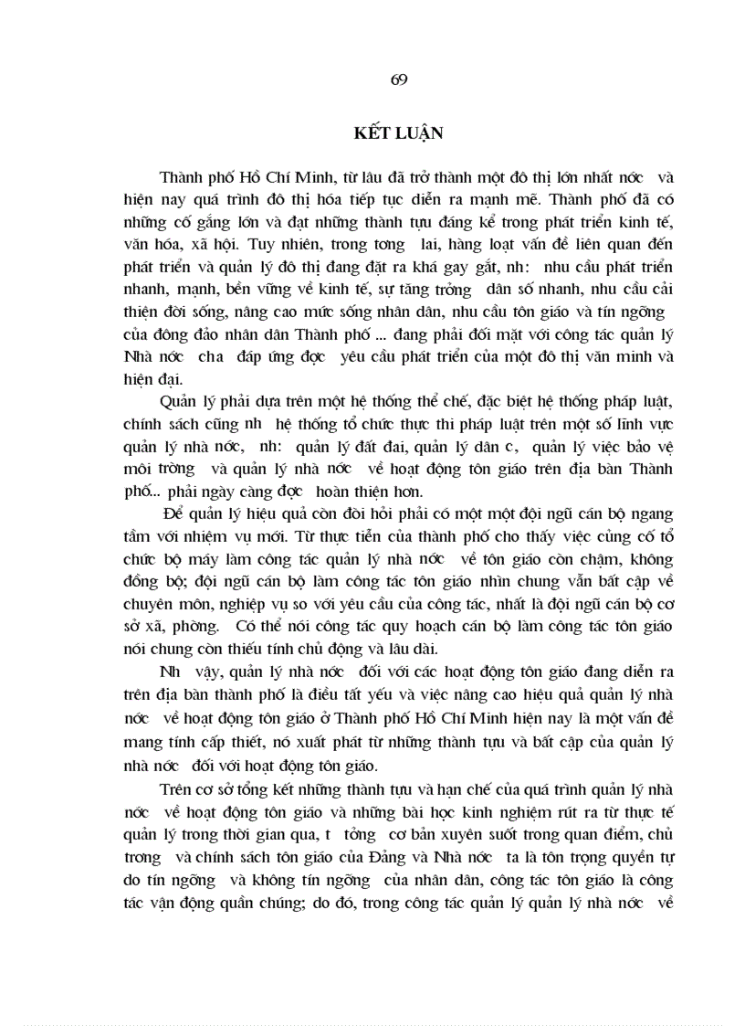 image for page Nâng cao hiệu quả quản lý nhà nước về hoạt động tôn giáo ở Thành phố Hồ Chí Minh trong giai đoạn hiện nay