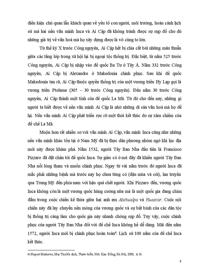 image for page Nền văn minh Inca và Ai Cập