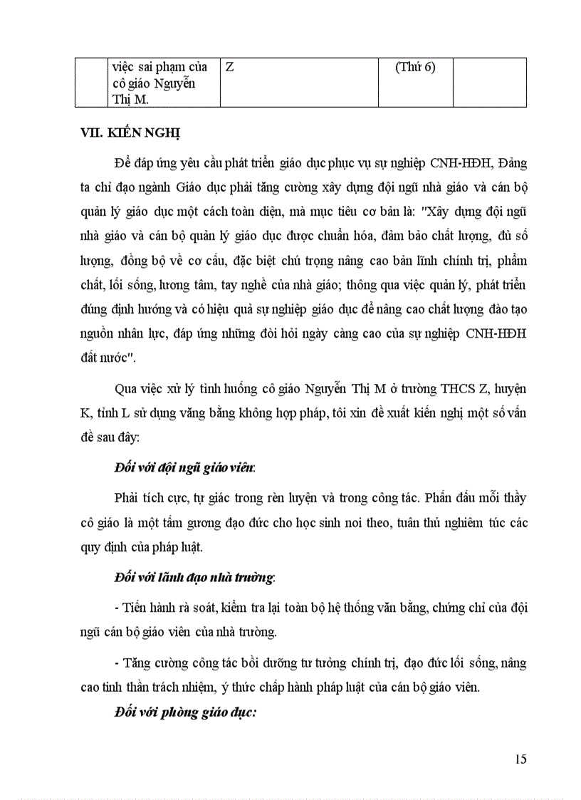 image for page Tiểu luận kết thúc học phần Tiểu luận quản lý nhà nước chương trình chuyên viên Đề tài Sử dụng sai bằng cấp