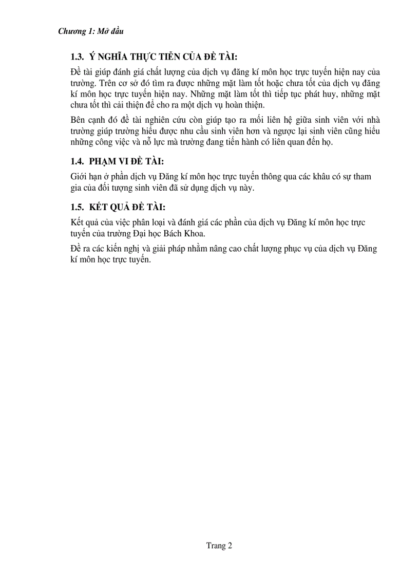 image for page Đánh giá chất lượng dịch vụ đăng ký môn học trực tuyến của trường đại học bách khoa tp hồ chí minh