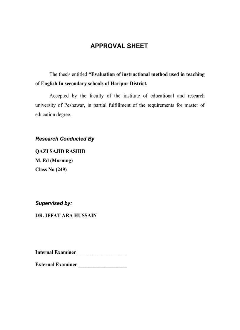 image for page Evaluation of instructional methods used in teaching of english