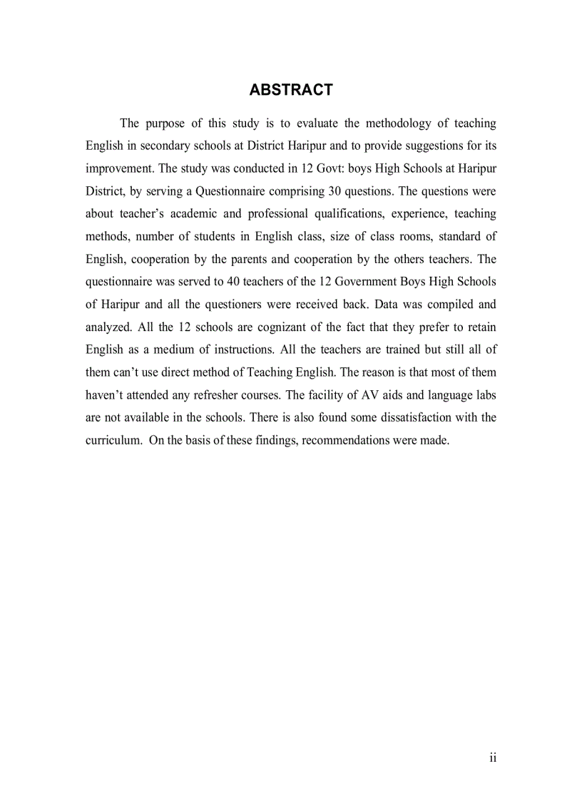 image for page Evaluation of instructional methods used in teaching of english