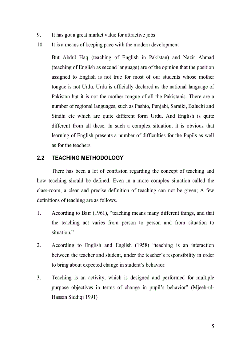 image for page Evaluation of instructional methods used in teaching of english
