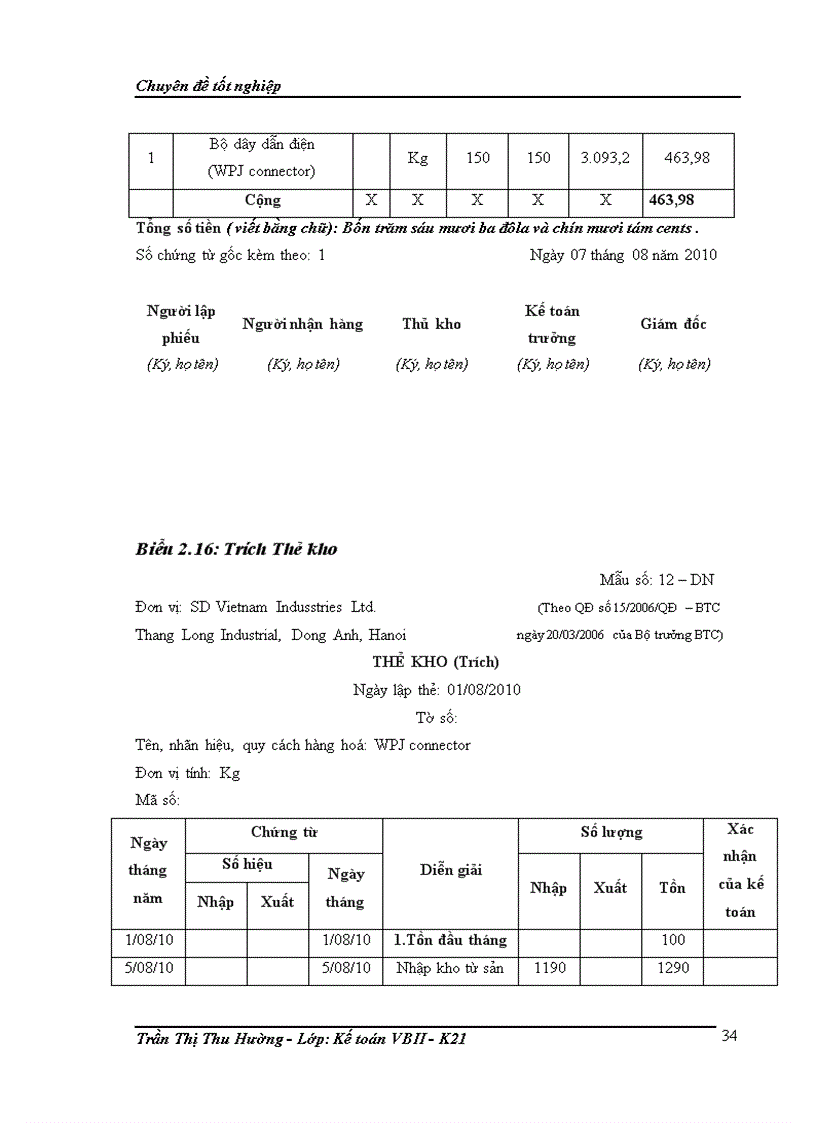 image for page Hoàn thiện kế toán bán hàng tại Công ty TNHH SD Việt Nam