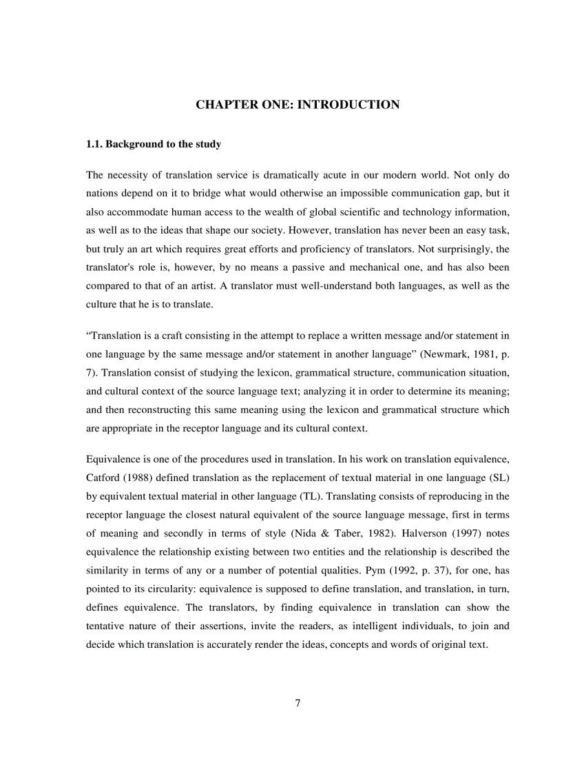 image for page Strategies to cope with non equivalence at word level in translation