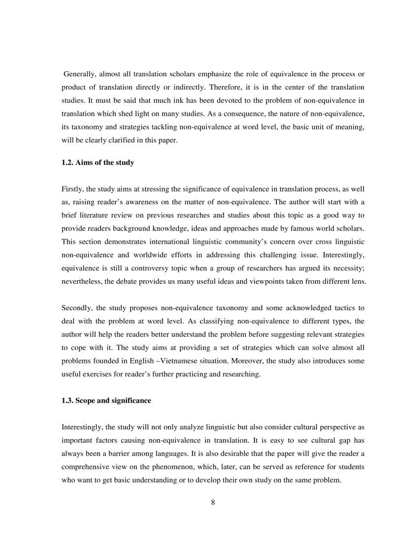 image for page Strategies to cope with non equivalence at word level in translation