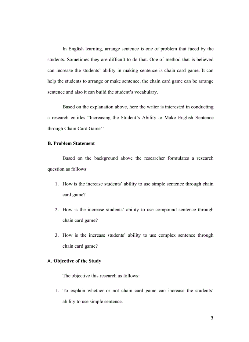 image for page How To Help Students Build English Sentence by Using the Game of Card