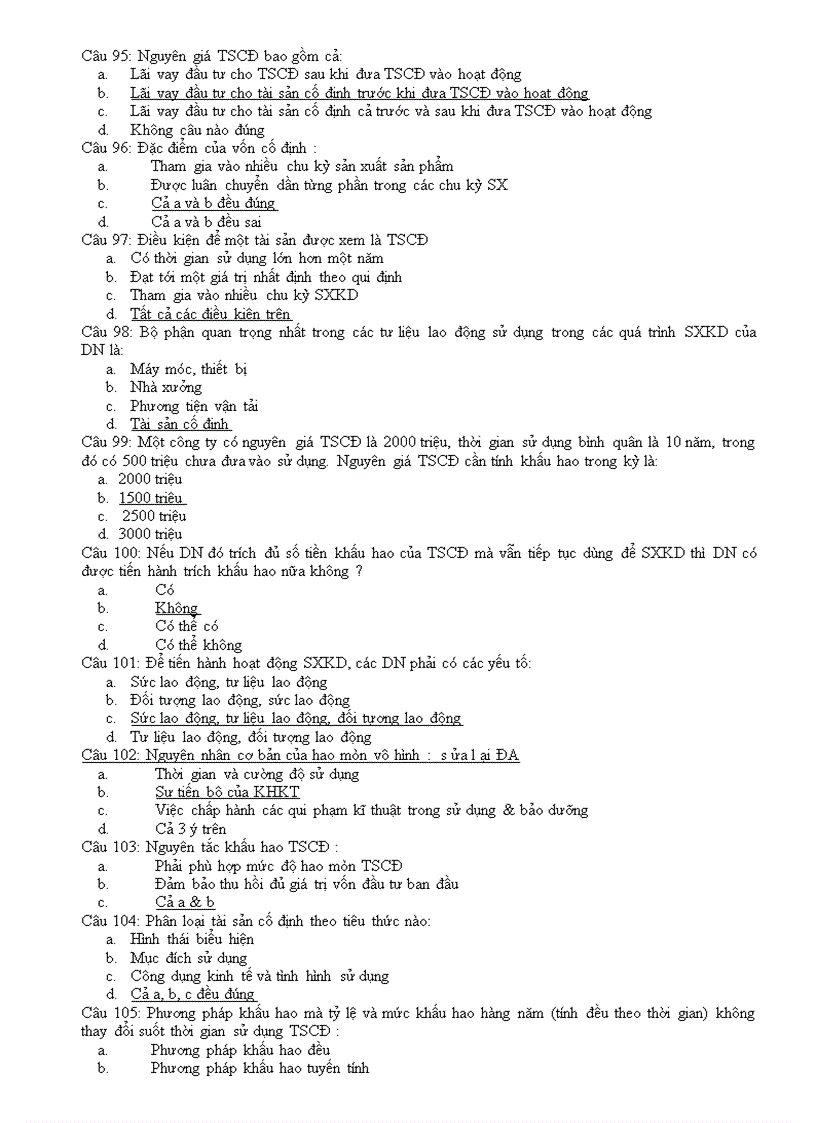 image for page Ngân hàng câu hỏi trắc nghiệm về tài chính doanh nghiệp