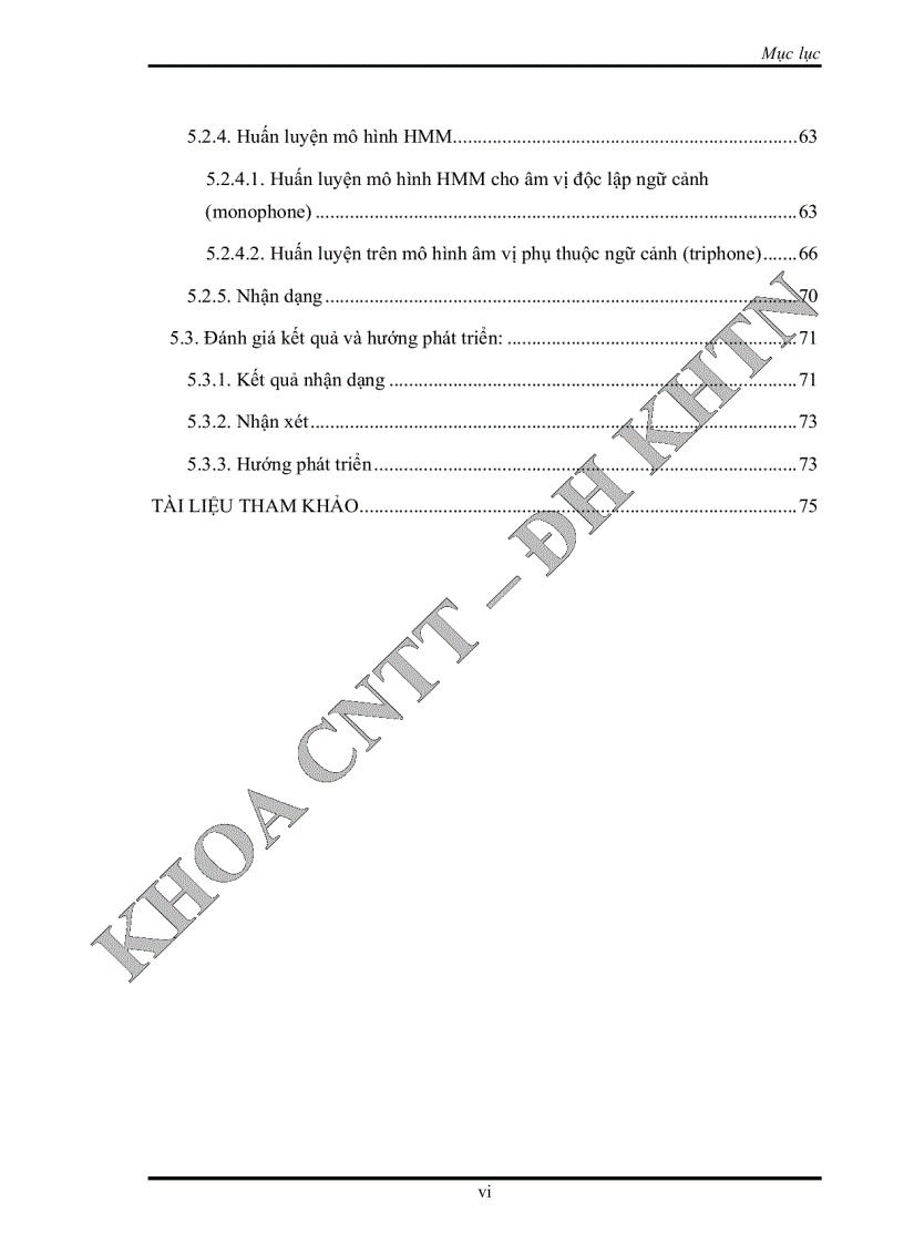 image for page Nhận dạng tiếng nói tiếng việt theo hướng tiếp cận nhận dạng âm vị tự động