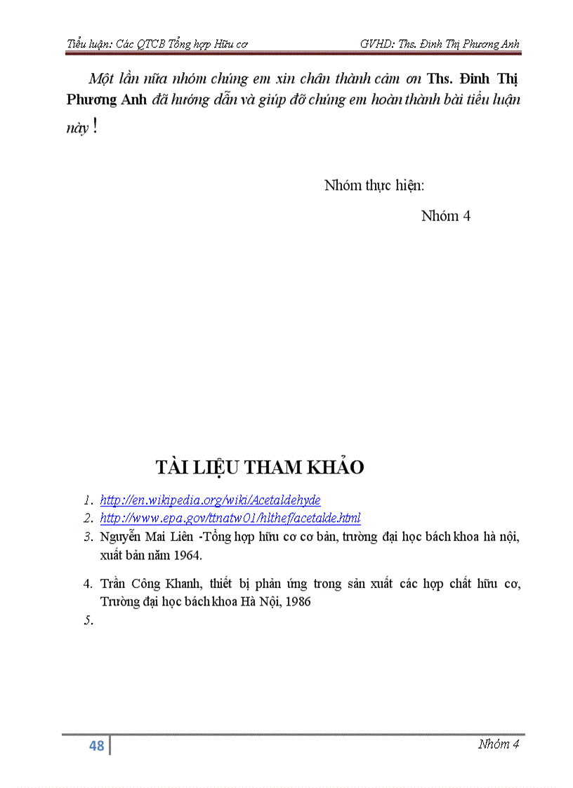 image for page Tìm hiểu về các công nghệ dây chuyền sản xuất axetandehyt