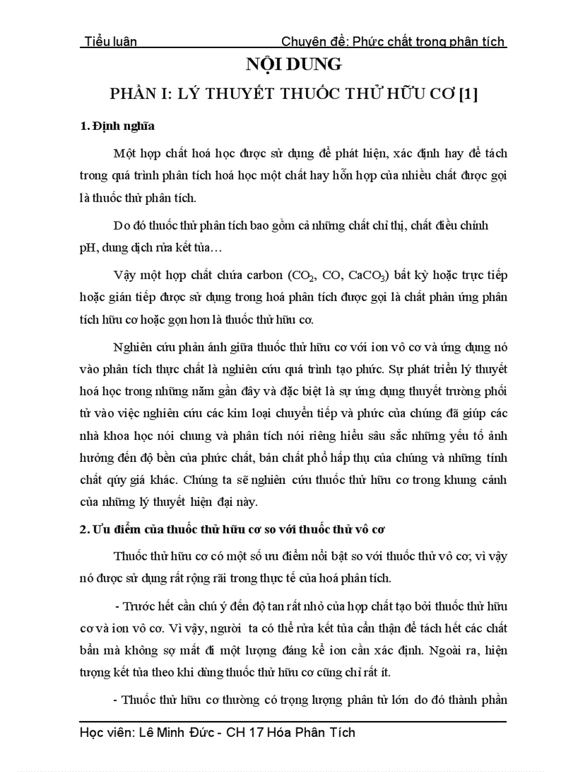 image for page Ứng dụng phân tích của sự tạo phức của thuốc thử PAR với kim loại