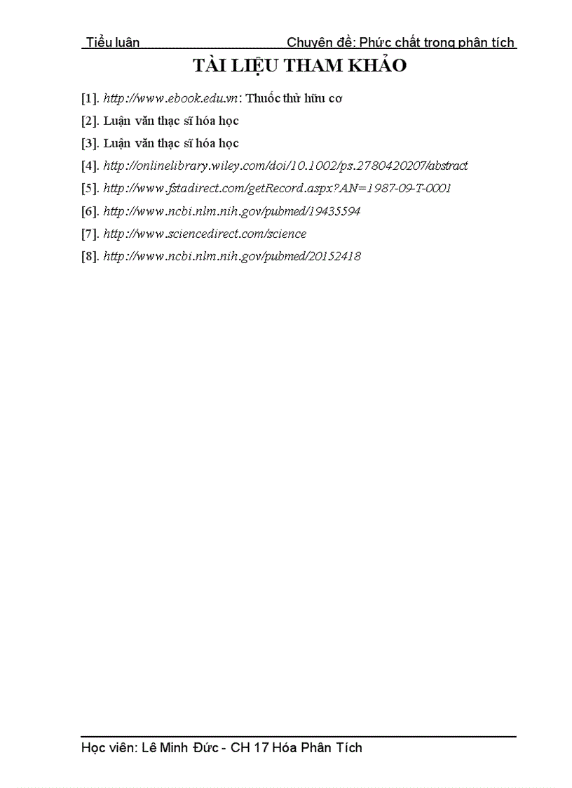 image for page Ứng dụng phân tích của sự tạo phức của thuốc thử PAR với kim loại