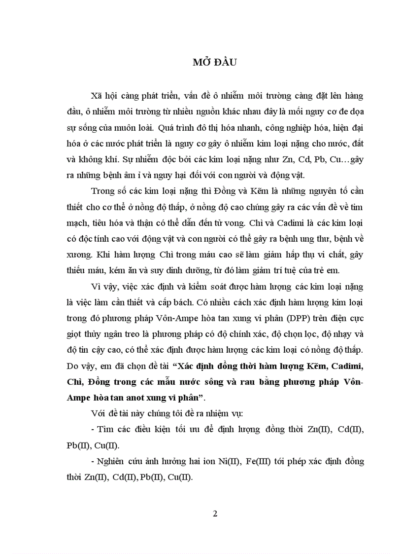 image for page Xác định đồng thời hàm lượng Zn Cd Pb Cu bằng phương pháp von ampe hòa tan anot xung vi phân