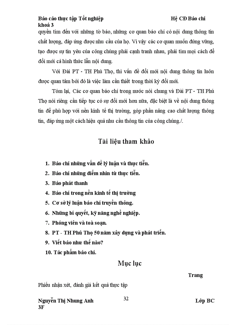 image for page Sự đổi mới nội dung thông tin ở cơ quan Báo Đài PT TH trong cơ chế thị trường