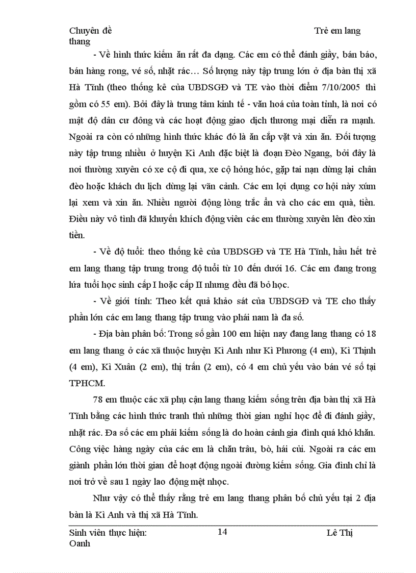 image for page Chính sách quản lí xã hội về trẻ em lang thang đường phố ở nước ta