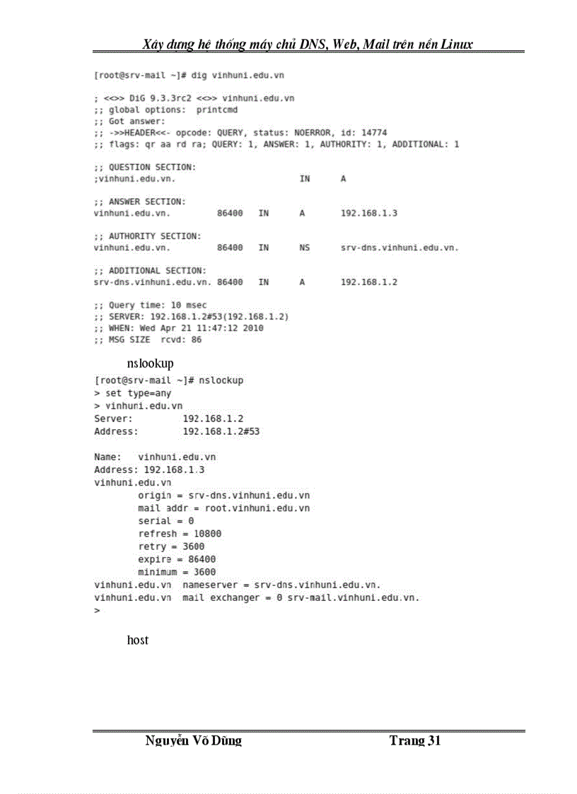 image for page Xây dựng hệ thống máy chủ DNS Web Mail trên nền Linux