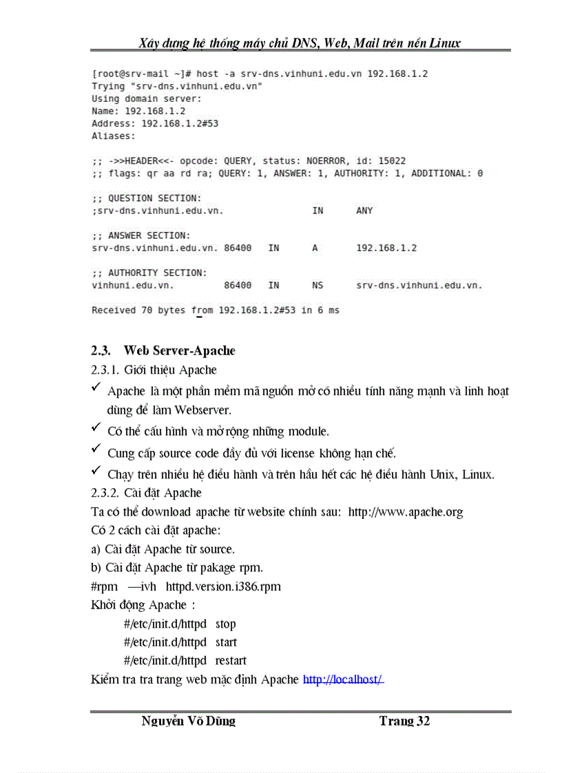 image for page Xây dựng hệ thống máy chủ DNS Web Mail trên nền Linux