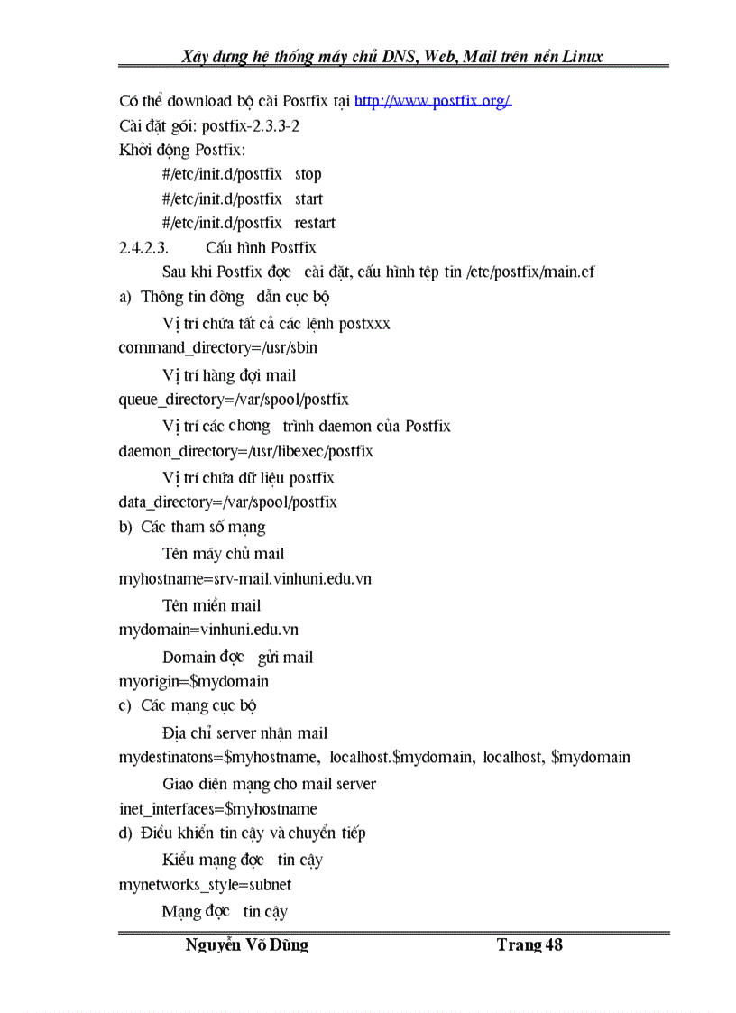 image for page Xây dựng hệ thống máy chủ DNS Web Mail trên nền Linux