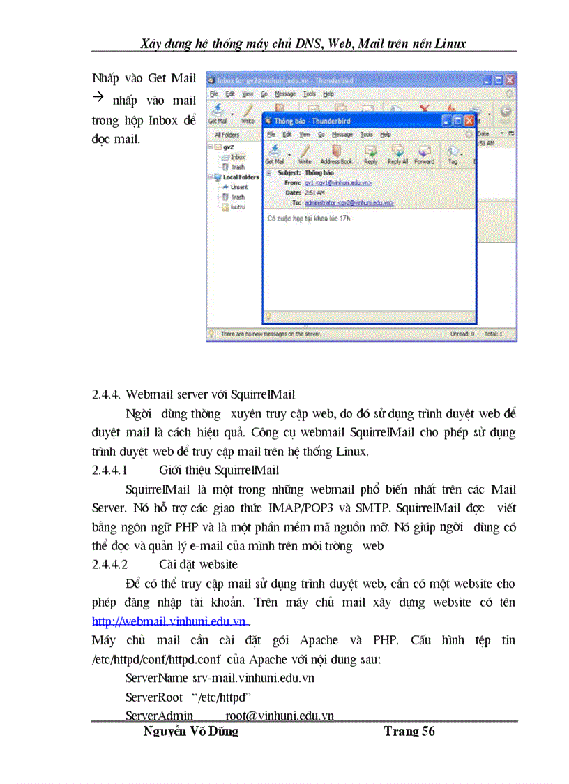 image for page Xây dựng hệ thống máy chủ DNS Web Mail trên nền Linux