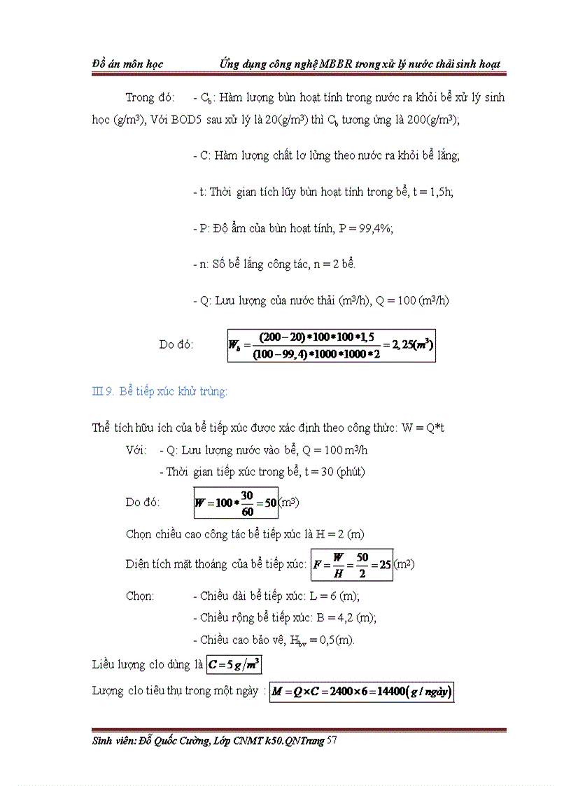 image for page Ứng dụng công nghệ MBBR trong xử lý nước thải sinh hoạt ĐHBKHN