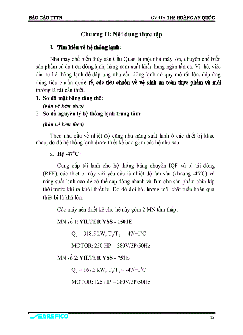 image for page Ba o ca o thư c tâ p tô t nghiê p chuyên nga nh Nhiê t Điê n La nh