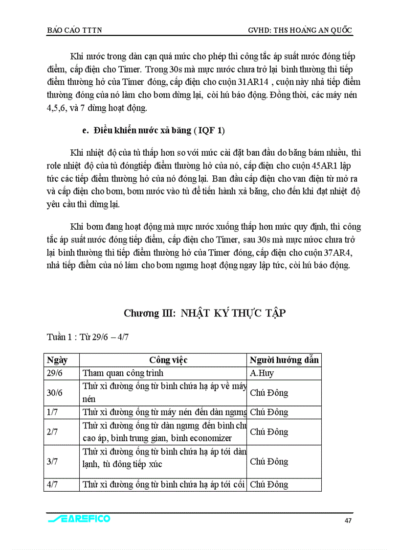 image for page Ba o ca o thư c tâ p tô t nghiê p chuyên nga nh Nhiê t Điê n La nh