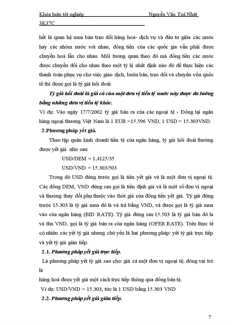 image for page Ảnh hưởng của biến động tỷ giá hối đoái tới hoạt động xuất nhập khẩu ở việt nam trong thời gian qua