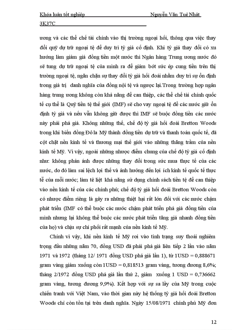 image for page Ảnh hưởng của biến động tỷ giá hối đoái tới hoạt động xuất nhập khẩu ở việt nam trong thời gian qua