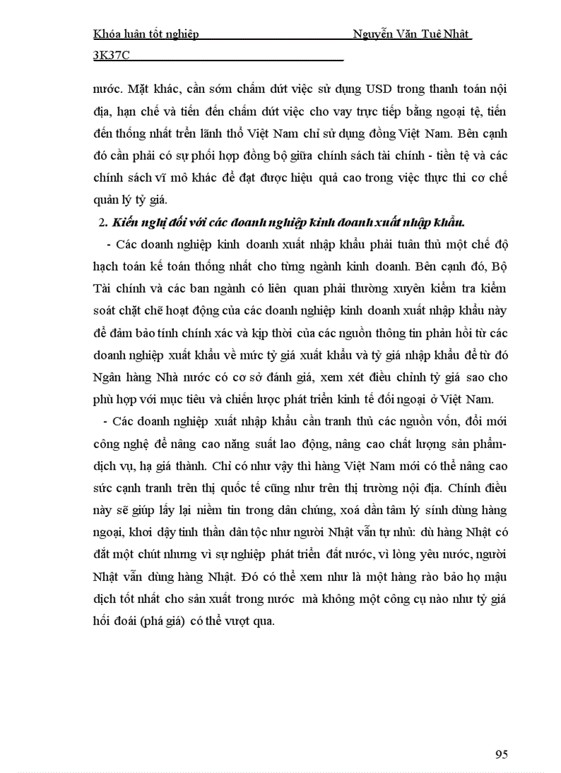 image for page Ảnh hưởng của biến động tỷ giá hối đoái tới hoạt động xuất nhập khẩu ở việt nam trong thời gian qua