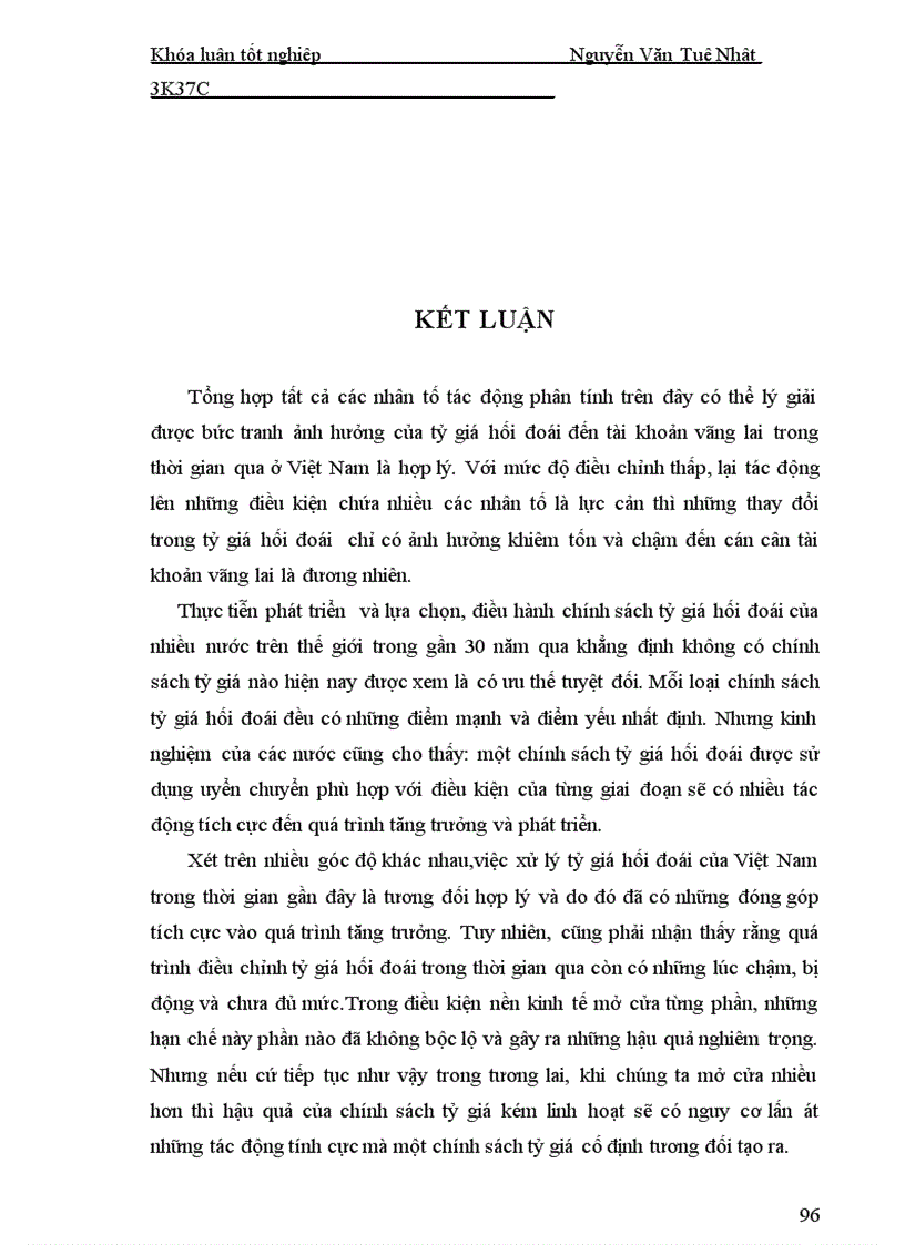 image for page Ảnh hưởng của biến động tỷ giá hối đoái tới hoạt động xuất nhập khẩu ở việt nam trong thời gian qua