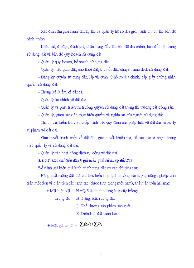 image for page Thực trạng quản lý và sử dụng đất đai của huyện Tuy Phước tỉnh Bình Định giai đoạn 2005 2007