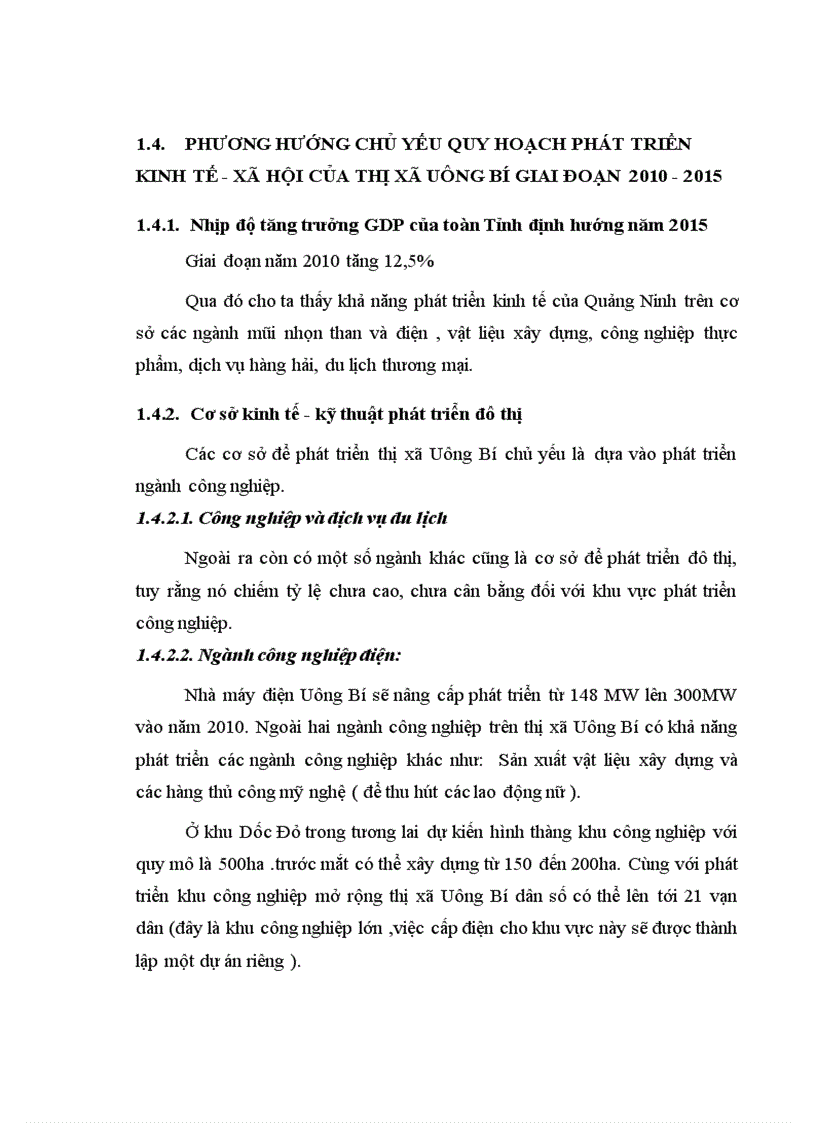 image for page Quy hoạch cải tạo và đề xuất một số phương án giảm tổn thất kinh doanh Lưới điện Uông Bí