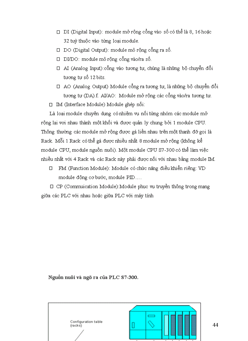 image for page Thiết kế hệ thống điều khiển tự động cho dây truyền sản xuất chi tiết đơn lẻ dùng bộ PLC S7 300 của hãng siemens