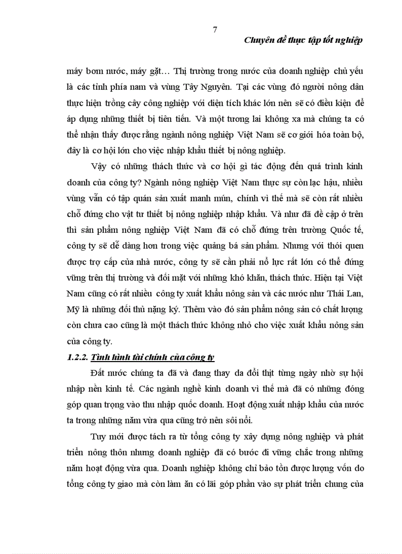 image for page Hoàn thiện lưu chuyển hàng xuất khẩu và xác định kết quả tại Công ty xuất khẩu nông lâm sản và vật tư nông nghiệp
