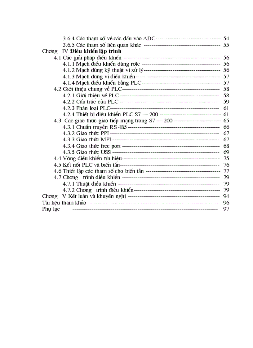 image for page Đồ Án Tốt Nghiệp Thiết kế hệ thống điều khiển duy trì áp suất Ứng dụng trong cung cấp nước sạch