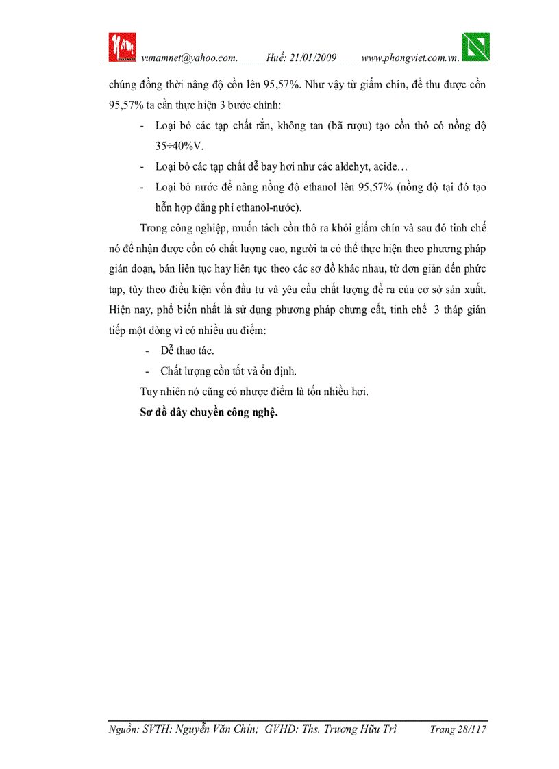 image for page Nghiên cứu khả năng sản xuất và sử dụng ethanol làm nhiên liệu cho động cơ