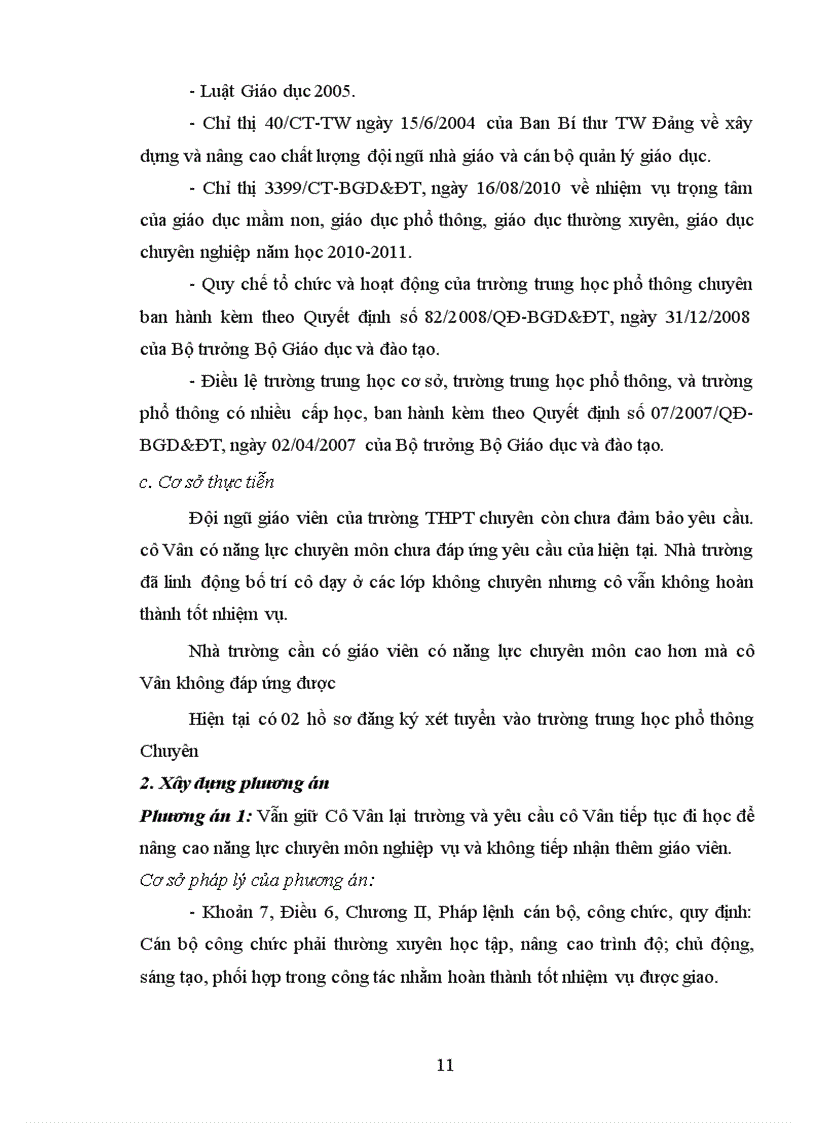 image for page Tiểu luận tình huống kết thúc khóa học Quản lý Giáo dục