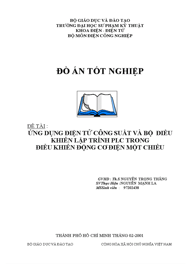 image for page Ứng dụng điện tử công suất và bộ điều khiển lập trình PLC trong điều khiển động cơ điện một chiều
