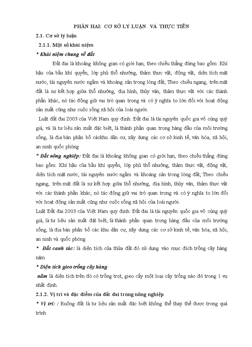 image for page Tìm hiểu hiệu quả sử dụng đất trồng cây hàng năm ở thôn 3 xã Eawy huyện Ea Hleo tỉnh Đăk Lăk