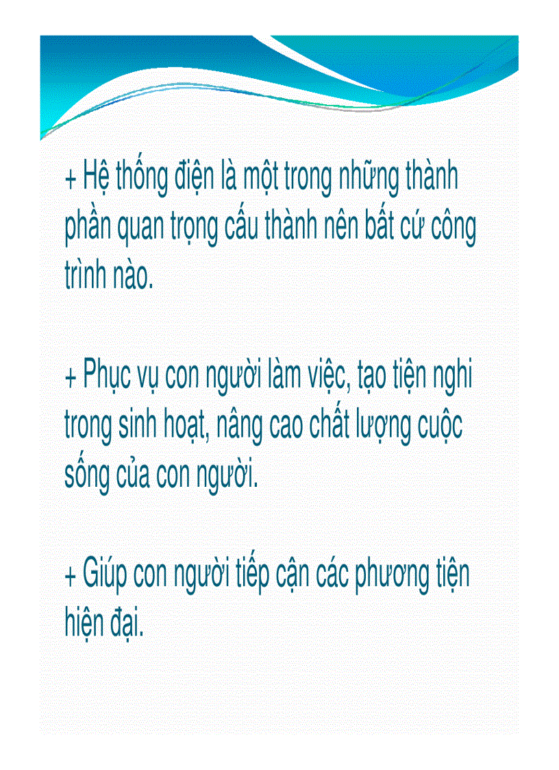 image for page Thuyết trình trang thiết bị công trình hệ thống điện công trình