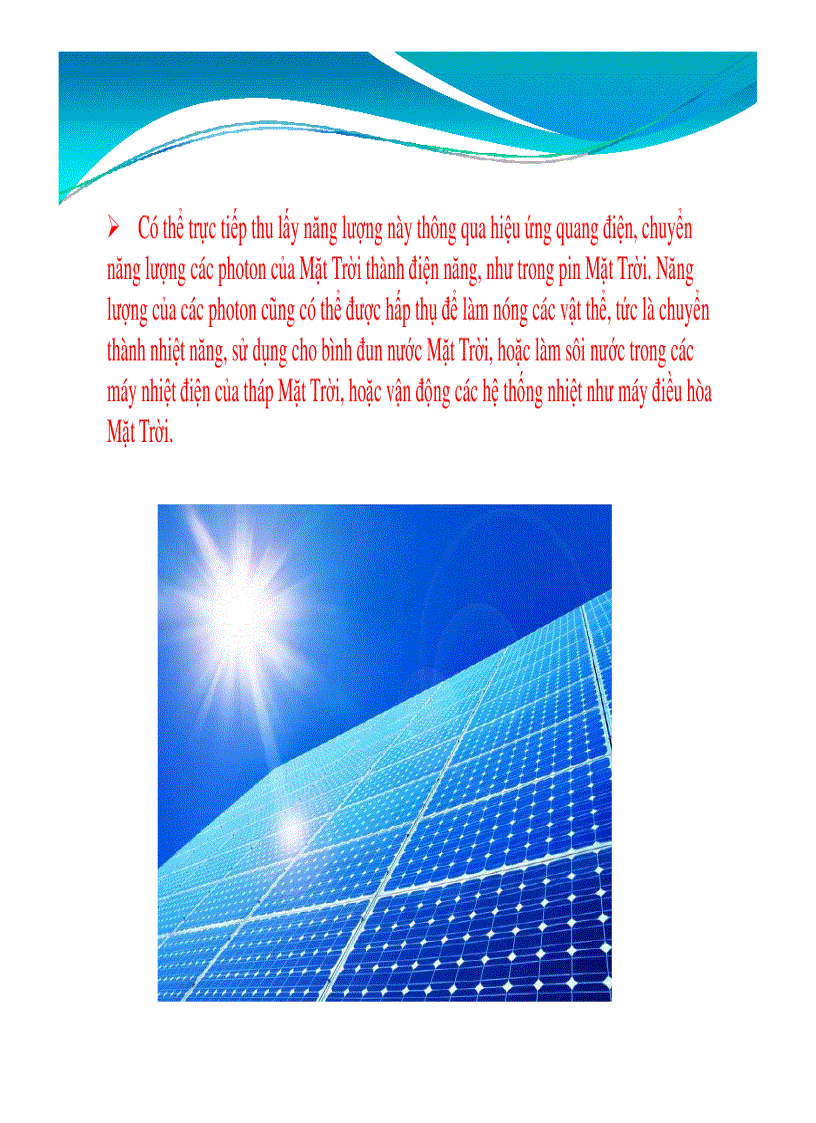 image for page Thuyết trình trang thiết bị công trình hệ thống năng lượng mặt trời