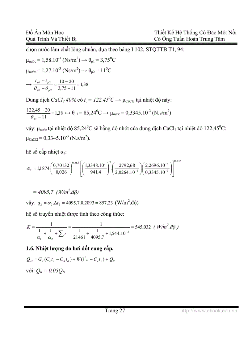image for page Thiết kế hệ thống cô đặc một nồi có ống tuần hoàn trung tâm