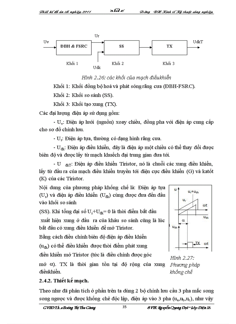 image for page Thiết kế hệ thống trang bị điện tự động hóa cho truyền động chính của máy bào giường 7212