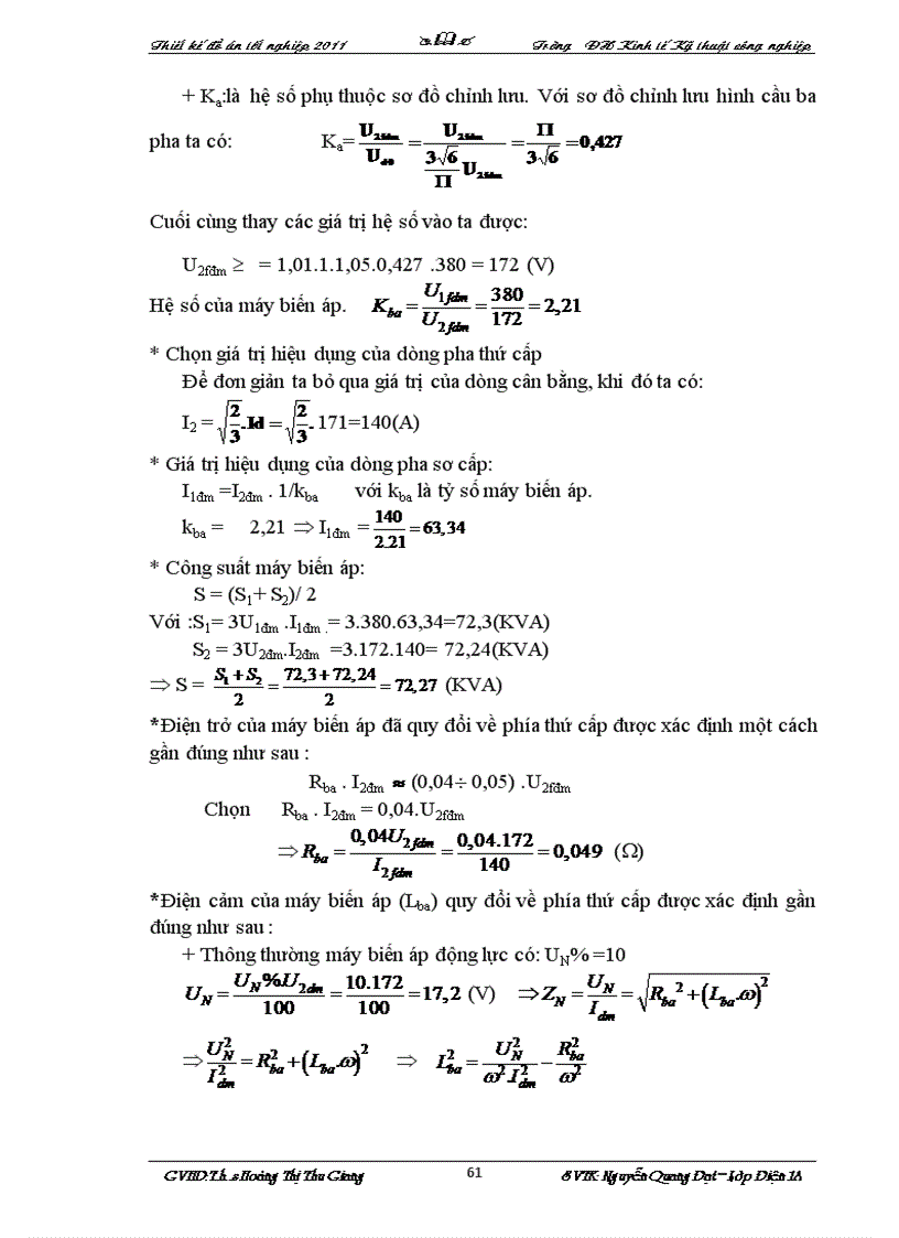 image for page Thiết kế hệ thống trang bị điện tự động hóa cho truyền động chính của máy bào giường 7212