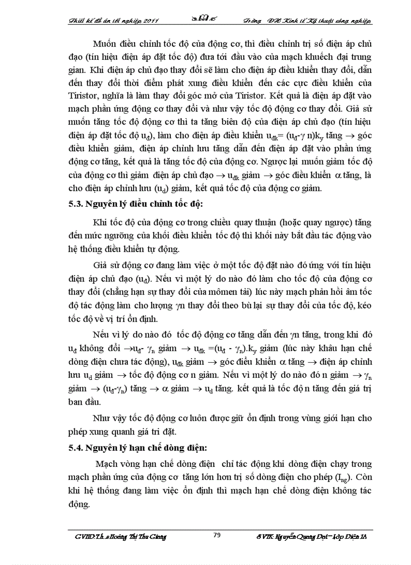 image for page Thiết kế hệ thống trang bị điện tự động hóa cho truyền động chính của máy bào giường 7212