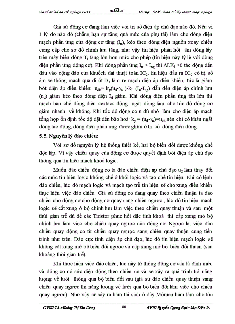 image for page Thiết kế hệ thống trang bị điện tự động hóa cho truyền động chính của máy bào giường 7212