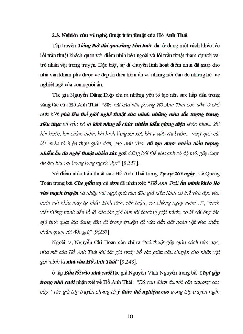 image for page Nghệ thuật trần thuật truyện ngắn Hồ Anh Thái
