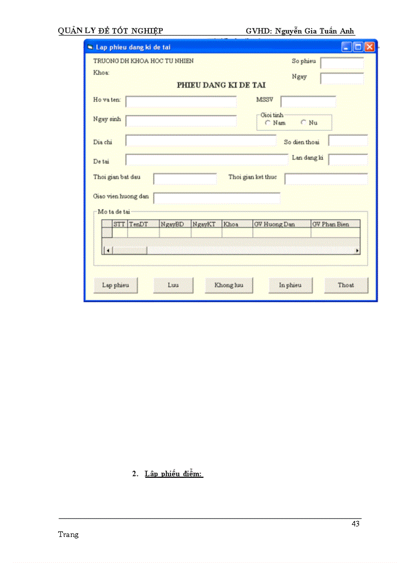 image for page Nghiên cứu chương trình quản lý đề tài tốt nghiệp
