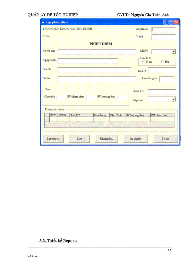 image for page Nghiên cứu chương trình quản lý đề tài tốt nghiệp