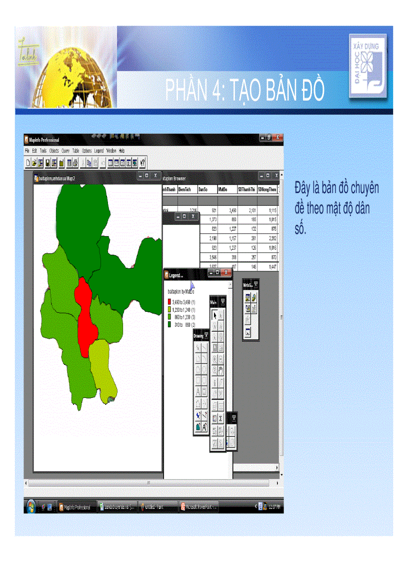 image for page Bài tập lớn môn GIS Lập bản đồ chuyên đề dân số của Hà Nội và các tỉnh lân cận